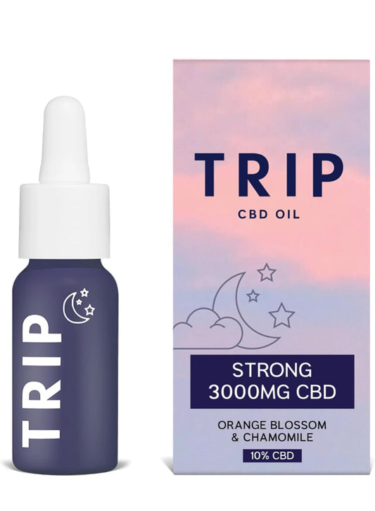 TRIP CBD Oil 3000mg (High Strength), Dream Drops, Vegan, 100% Natural, Flavoured CBD Oil Blended with MCT Coconut Oil