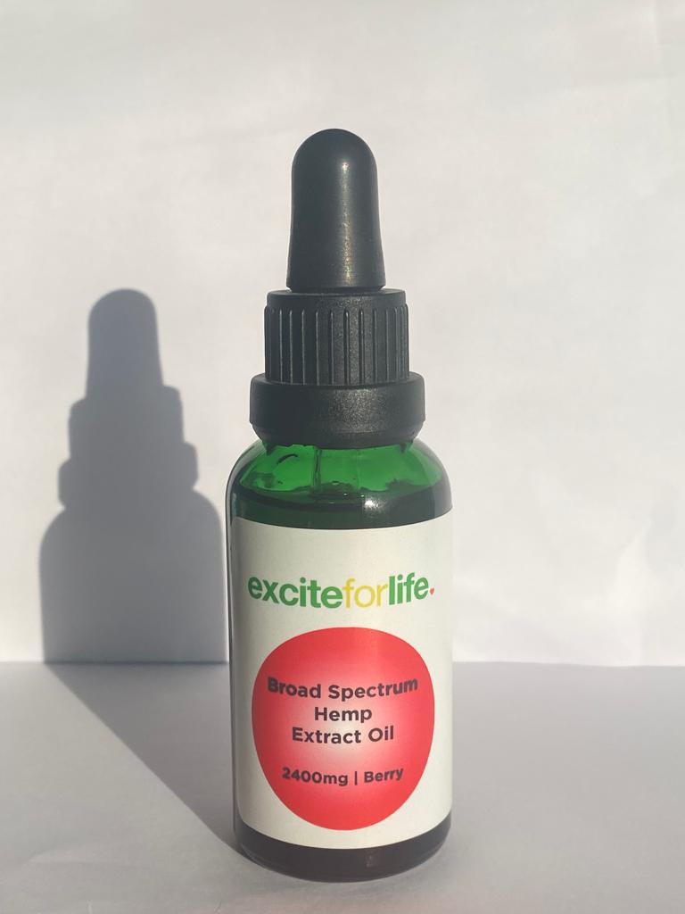 Flavoured CBD Oil from Excite for Life- Zero THC