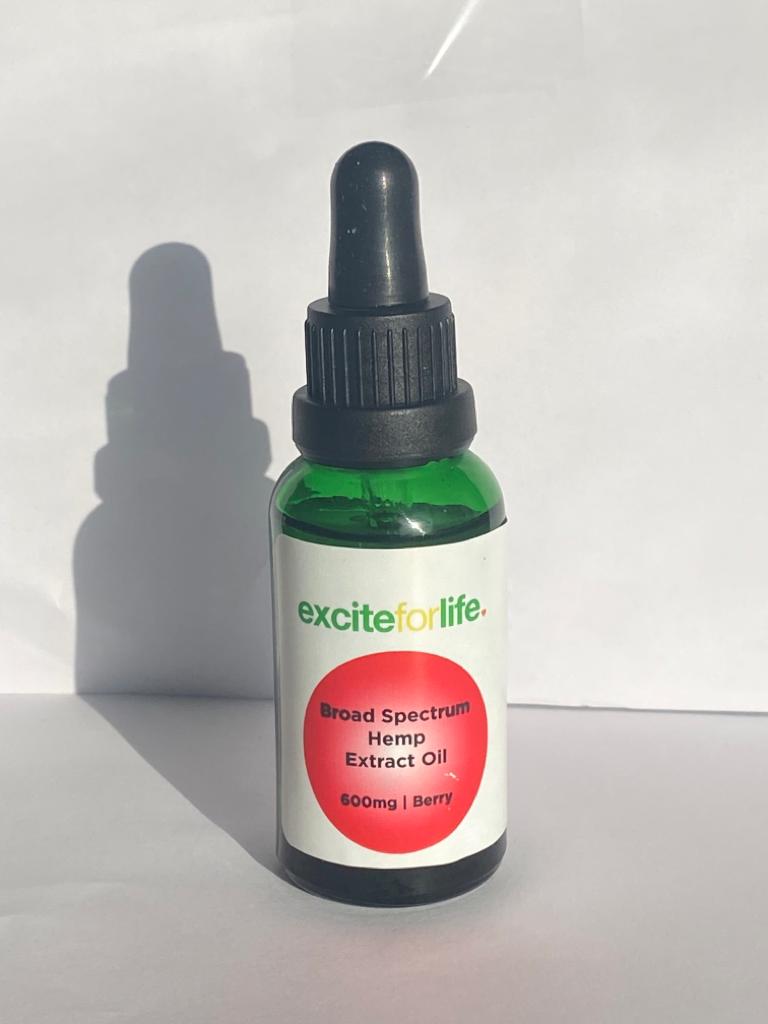 Flavoured CBD Oil from Excite for Life- Zero THC