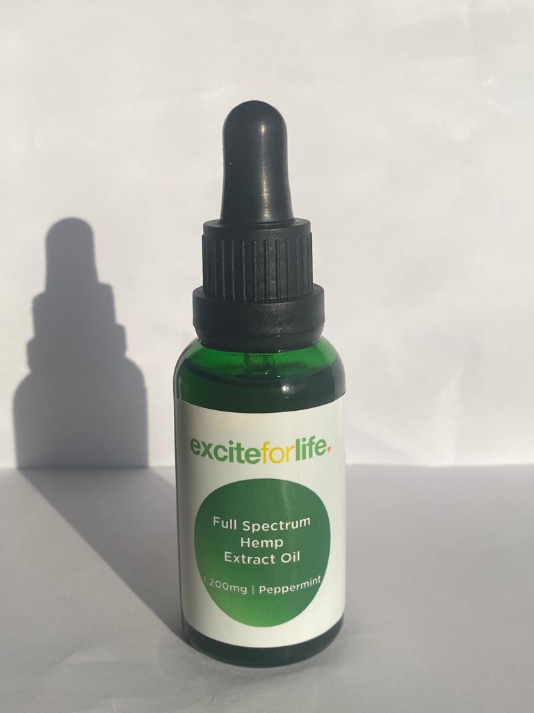 Full Spectrum CBD Oil 600mg, 1200mg and 2400mg