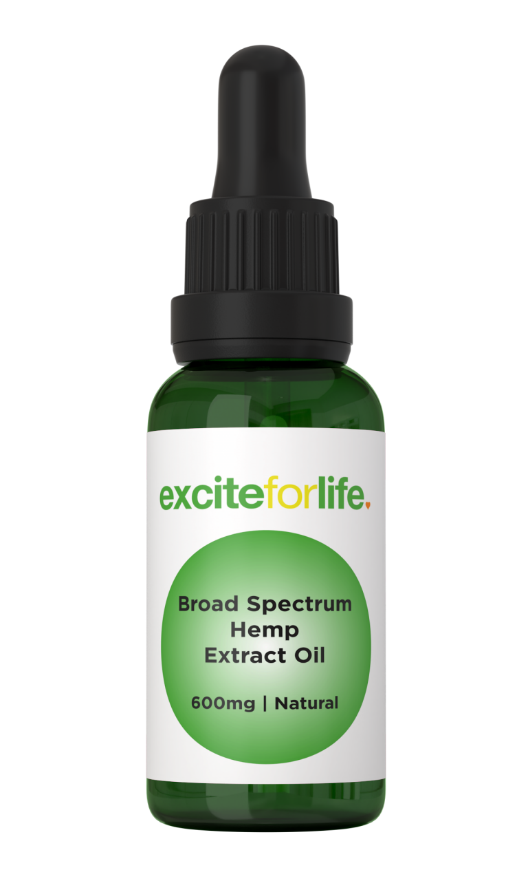 Flavoured CBD Oil from Excite for Life- Zero THC